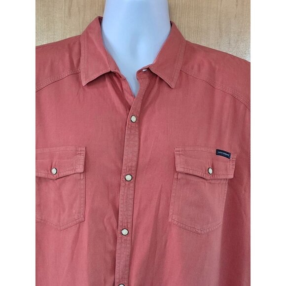 Set of 2 Lucky Brand Mens Short Sleeve Casual Shirt XL - Picture 3 of 13